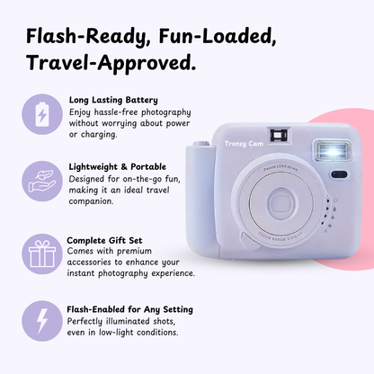 Trenzy Instant Photo Camera